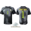 Officiële Voetbalshirt Doelman Brazilië Alisson Becker 1 Thuis WK 2022 - Heren